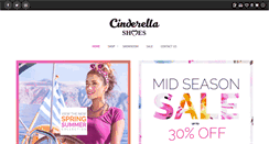 Desktop Screenshot of cinderellashoes.ie